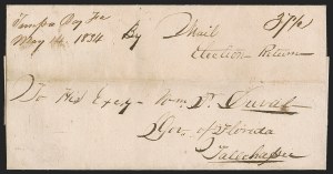 Sale 1291, Lot 93, Florida Postal History: Territorial Period, cont. (S-Y, Balance)