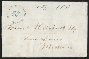 Sale 1291, Lot 96, Florida Postal History: Territorial Period, cont. (S-Y, Balance)