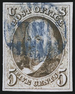 Sale 905, Lot 1163, 1847 Issue, 5c Red Brown (1) Sale 905, Lot 1163, 1847 Issue