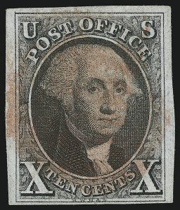 Sale 905, Lot 1235, 1847 Issue, 10c Black (2) Sale 905, Lot 1235, 1847 Issue