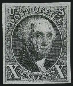 Sale 905, Lot 1248, 1847 Issue, 10c Black, Reproduction (4) Sale 905, Lot 1248, 1847 Issue