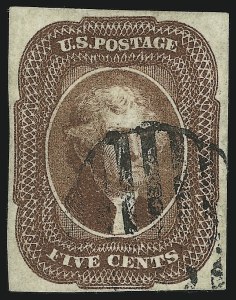Sale 905, Lot 1294, 1851-56 Issue, 5c Red Brown (12) Sale 905, Lot 1294, 1851-56 Issue