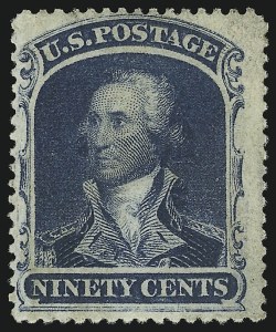 Sale 905, Lot 1420, 1857-60 Issue, 90c Blue (39) Sale 905, Lot 1420, 1857-60 Issue