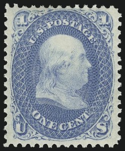 Sale 905, Lot 1440, 1861-66 Issue, 1c Blue (63) Sale 905, Lot 1440, 1861-66 Issue