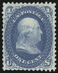 Sale 905, Lot 1441, 1861-66 Issue, 1c Blue (63) Sale 905, Lot 1441, 1861-66 Issue