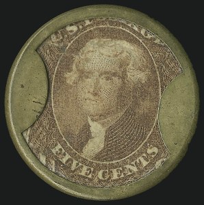 Sale 905, Lot 1513, 1861-66 Issue, Brown's Bronchial Troches (EP33) Sale 905, Lot 1513, 1861-66 Issue