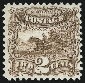Sale 905, Lot 1596, 1869 Pictorial Issue, 2c Brown (113) Sale 905, Lot 1596, 1869 Pictorial Issue