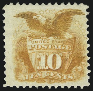 Sale 905, Lot 1616, 1869 Pictorial Issue, 10c Yellow (116) Sale 905, Lot 1616, 1869 Pictorial Issue
