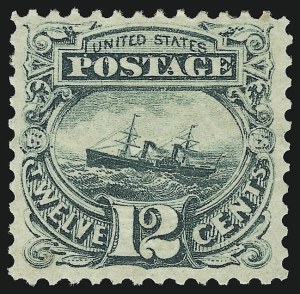 Sale 905, Lot 1638, 1869 Pictorial Issue, 12c Green (117) Sale 905, Lot 1638, 1869 Pictorial Issue