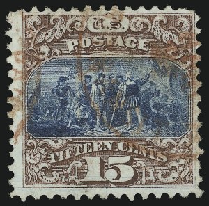 Sale 905, Lot 1652, 1869 Pictorial Issue, 15c Brown & Blue, Ty. I (118) Sale 905, Lot 1652, 1869 Pictorial Issue
