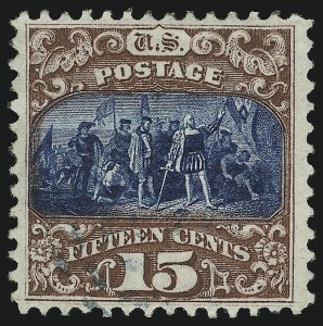 Sale 905, Lot 1658, 1869 Pictorial Issue, 15c Brown & Blue, Ty. II (119) Sale 905, Lot 1658, 1869 Pictorial Issue