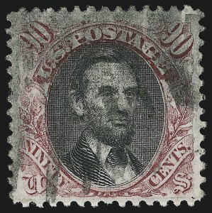 Sale 905, Lot 1687, 1869 Pictorial Issue, 90c Carmine & Black (122) Sale 905, Lot 1687, 1869 Pictorial Issue