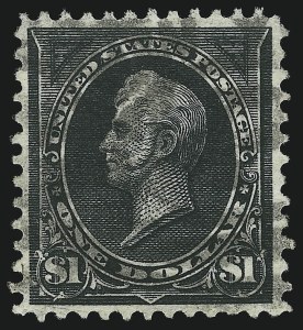 Sale 905, Lot 2170, 1894-98 Bureau Issues (Scott 264 thru 284), $1.00 Black, Ty. II (276A) Sale 905, Lot 2170, 1894-98 Bureau Issues (Scott 264 thru 284)