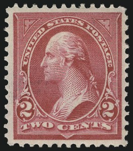 Sale 905, Lot 2184, 1894-98 Bureau Issues (Scott 264 thru 284), 2c Rose Carmine, Ty. III (279Bc) Sale 905, Lot 2184, 1894-98 Bureau Issues (Scott 264 thru 284)
