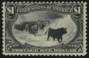 Sale 905, Lot 2226, 1898 Trans-Mississippi Issue, $1.00 Trans-Mississippi (292) Sale 905, Lot 2226, 1898 Trans-Mississippi Issue