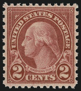 Sale 905, Lot 2779, 1922-25 Issue (Scott 551 to Later Issues), 2c Carmine, Rotary (579) Sale 905, Lot 2779, 1922-25 Issue (Scott 551 to Later Issues)