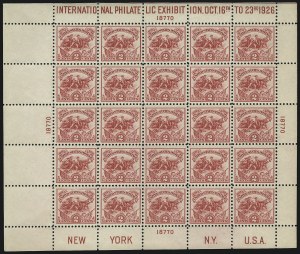 Sale 905, Lot 2806, 1922-25 Issue (Scott 551 to Later Issues), 2c White Plains Souvenir Sheet (630) Sale 905, Lot 2806, 1922-25 Issue (Scott 551 to Later Issues)