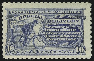 Sale 905, Lot 2888, Special Delivery and Registration, 10c Ultramarine (E9) Sale 905, Lot 2888, Special Delivery and Registration