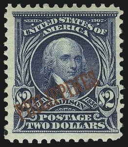 Sale 905, Lot 3850, Philippines, 1903, $2.00 Dark Blue (238) Sale 905, Lot 3850, Philippines