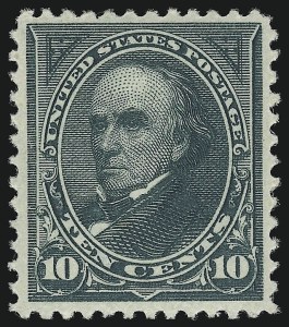 Sale 914, Lot 1079, 1894-98 Bureau Issues (Scott 246 thru 263), 10c Dark Green (258) Sale 914, Lot 1079, 1894-98 Bureau Issues (Scott 246 thru 263)