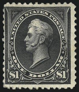 Sale 914, Lot 1090, 1894-98 Bureau Issues (Scott 246 thru 263), $1.00 Black (261) Sale 914, Lot 1090, 1894-98 Bureau Issues (Scott 246 thru 263)