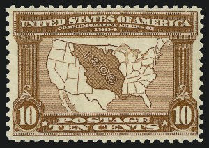 Sale 914, Lot 1305, Louisiana Purchase, Jamestown Issues, 10c Louisiana Purchase (327) Sale 914, Lot 1305, Louisiana Purchase, Jamestown Issues