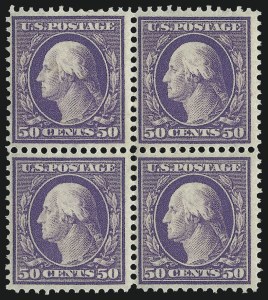 Sale 914, Lot 1343, 1908-09 Washington-Franklin Issues (Scott 331 thru 356), 50c Violet (341) Sale 914, Lot 1343, 1908-09 Washington-Franklin Issues (Scott 331 thru 356)