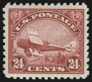 Sale 914, Lot 1961, Air Post, 24c Carmine, 1923 Air Post (C6) Sale 914, Lot 1961, Air Post