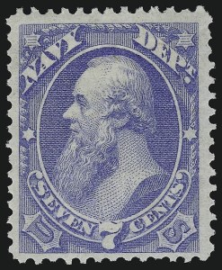 Sale 914, Lot 2215, Officials, 7c Navy (O39) Sale 914, Lot 2215, Officials