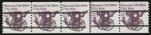 Sale 914, Lot 2445, Modern Coils, 10.9c Hansom Cab, Coil, Bureau Precancel (1904a) Sale 914, Lot 2445, Modern Coils