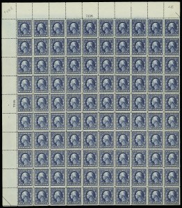 Sale 914, Lot 2554, Sheets and Large Multiples, 5c Blue (428) Sale 914, Lot 2554, Sheets and Large Multiples
