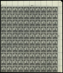 Sale 914, Lot 2587, Sheets and Large Multiples, 7c Black (559) Sale 914, Lot 2587, Sheets and Large Multiples