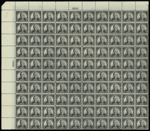Sale 914, Lot 2599, Sheets and Large Multiples, 17c Black (623) Sale 914, Lot 2599, Sheets and Large Multiples
