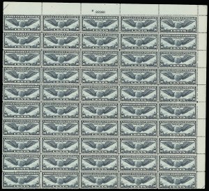 Sale 914, Lot 2624, Sheets and Large Multiples, 30c Trans-Atlantic (C24) Sale 914, Lot 2624, Sheets and Large Multiples