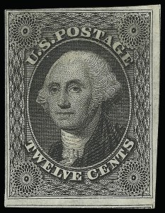 Sale 923, Lot 2074, 1851-56 Issue, 12c Black (17) Sale 923, Lot 2074, 1851-56 Issue