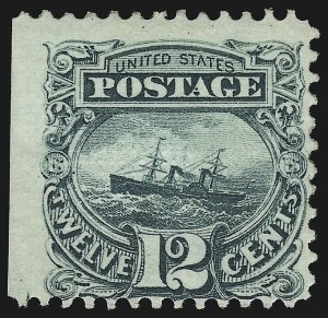 Sale 923, Lot 2285, 1869 Pictorial Issue, 12c Green (117) Sale 923, Lot 2285, 1869 Pictorial Issue