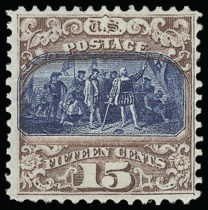 Sale 923, Lot 2291, 1869 Pictorial Issue, 15c Brown & Blue, Ty. II (119) Sale 923, Lot 2291, 1869 Pictorial Issue