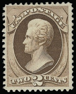 Sale 923, Lot 2322, 1870-88 Bank Note Issues (National Grills, Scott 134 thru 144), 2c Red Brown, Grill (135) Sale 923, Lot 2322, 1870-88 Bank Note Issues (National Grills, Scott 134 thru 144)