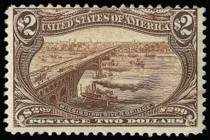 Sale 923, Lot 2607, 1898 Trans-Mississippi Issue, $2.00 Trans-Mississippi (293) Sale 923, Lot 2607, 1898 Trans-Mississippi Issue