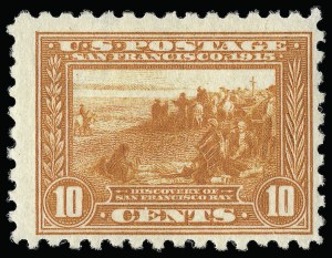 Sale 923, Lot 2820, 1913-15 Panama-Pacific Issue (Scott 397 thru 404), 10c Panama-Pacific, Perf 10 (404) Sale 923, Lot 2820, 1913-15 Panama-Pacific Issue (Scott 397 thru 404)