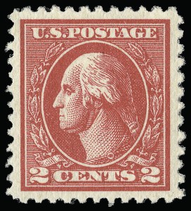Sale 923, Lot 2970, 1912-23 Issues (Scott 523 to 547), 2c Carmine, Ty. VI (528A) Sale 923, Lot 2970, 1912-23 Issues (Scott 523 to 547)