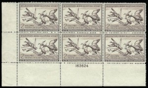 Sale 930, Lot 2996, Hunting Permits, $2.00 1953 Hunting Permit (RW20) Sale 930, Lot 2996, Hunting Permits