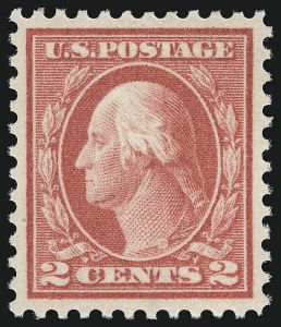 Sale Number 932, Lot Number 190, 1915 Single-Line Wmk. Perf 11 Issue (Scott 461) Sale Number 932, Lot Number 190, 1915 Single-Line Wmk. Perf 11 Issue (Scott 461)