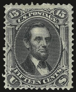 Sale 938, Lot 1159, 1867-68 Grilled Issue, 15c Black, F. Grill (98) Sale 938, Lot 1159, 1867-68 Grilled Issue
