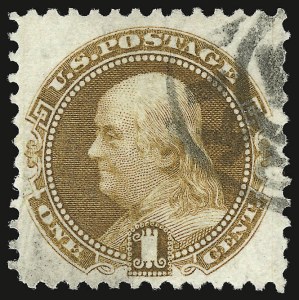 Sale 938, Lot 1235, 1875 Re-Issue of 1869 Pictorial Issue, 1c Buff, Re-Issue (123) Sale 938, Lot 1235, 1875 Re-Issue of 1869 Pictorial Issue