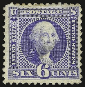 Sale 938, Lot 1241, 1875 Re-Issue of 1869 Pictorial Issue, 6c Blue, Re-Issue (126) Sale 938, Lot 1241, 1875 Re-Issue of 1869 Pictorial Issue