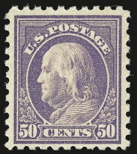 Sale 938, Lot 1623, 1912-23 Issues (Scott 405 to 461), 50c Violet (440) Sale 938, Lot 1623, 1912-23 Issues (Scott 405 to 461)