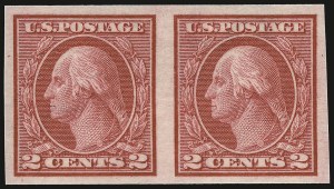 Sale 938, Lot 1636, 1912-23 Issues (Scott 405 to 461), 2c Carmine, Ty. I, Imperforate Coil (459) Sale 938, Lot 1636, 1912-23 Issues (Scott 405 to 461)