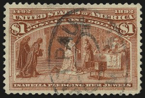 Sale Number 946, Lot Number 696, 1893 Columbian Issue (Scott 230-245) Sale Number 946, Lot Number 696, 1893 Columbian Issue (Scott 230-245)