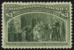 Sale Number 946, Lot Number 704, 1893 Columbian Issue (Scott 230-245) Sale Number 946, Lot Number 704, 1893 Columbian Issue (Scott 230-245)